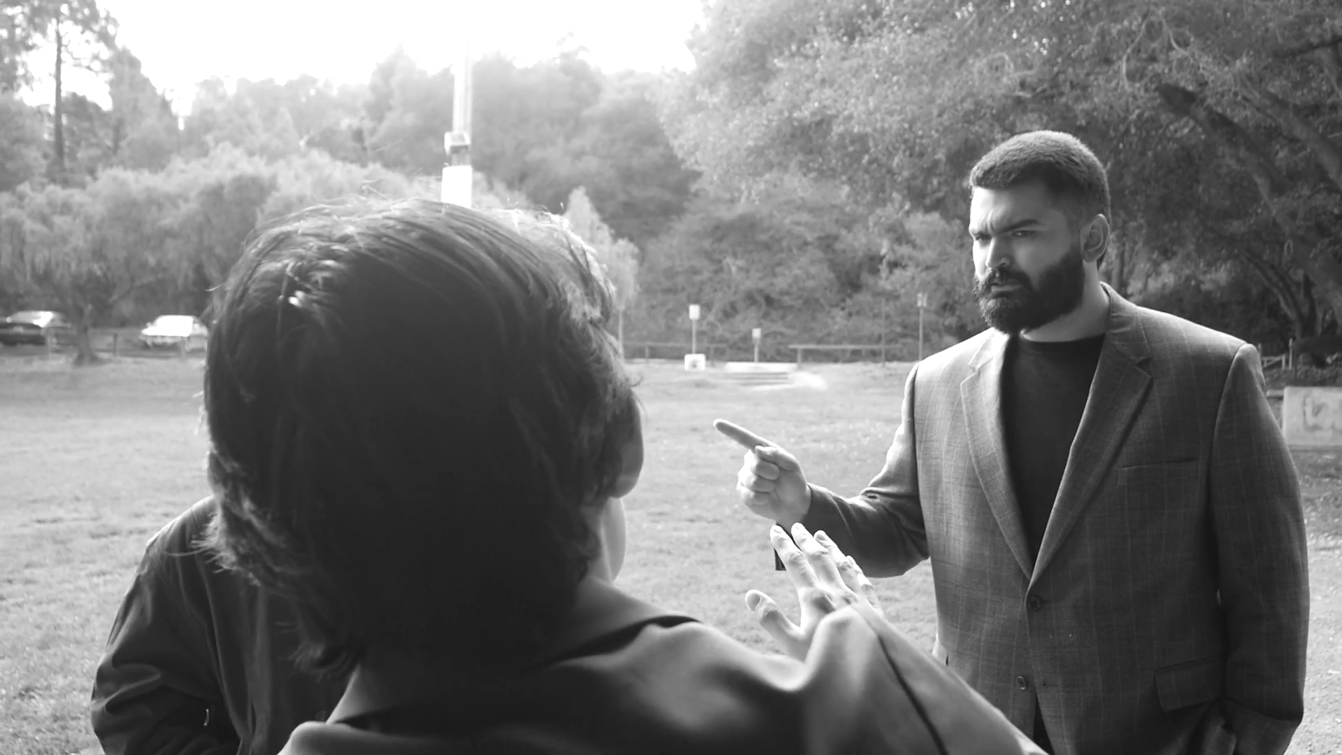 Script clip — Benson confronts Gavin Newsom